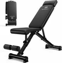 HEROGIFT Adjustable Weight Bench, 600… — Photo 1