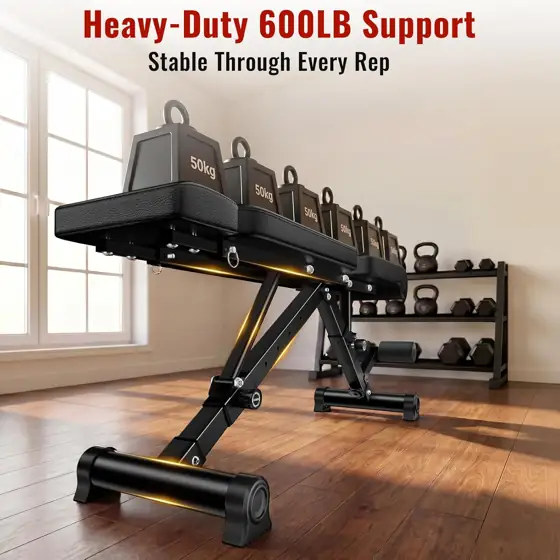 HEROGIFT Adjustable Weight Bench, 600… — Photo 2