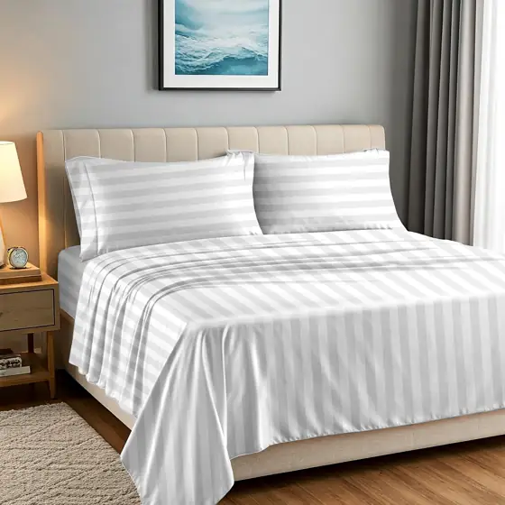 Carressa Linen Egyptian Cotton Sheets… — Photo 1