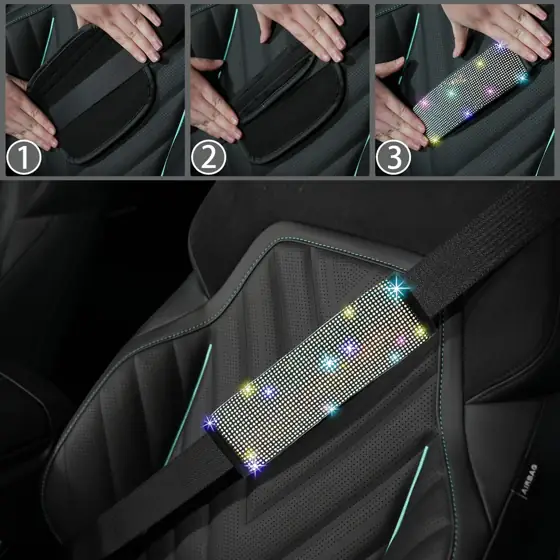 NBTEPEM Bling Car Accessories Set:… — Photo 3