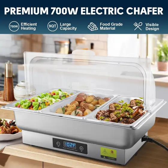 Electric Chafing Dish Buffet Server… — Photo 2