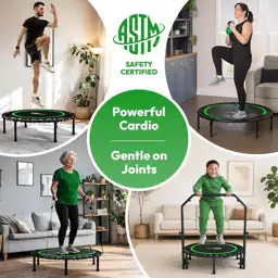 JUMPZYLLA Mini Rebounder Trampoline for… — Photo 2