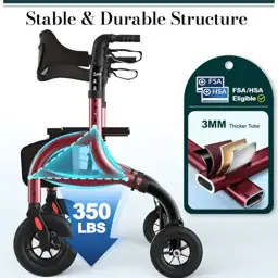Walkers for Seniors, Rollator Walker… — Photo 2