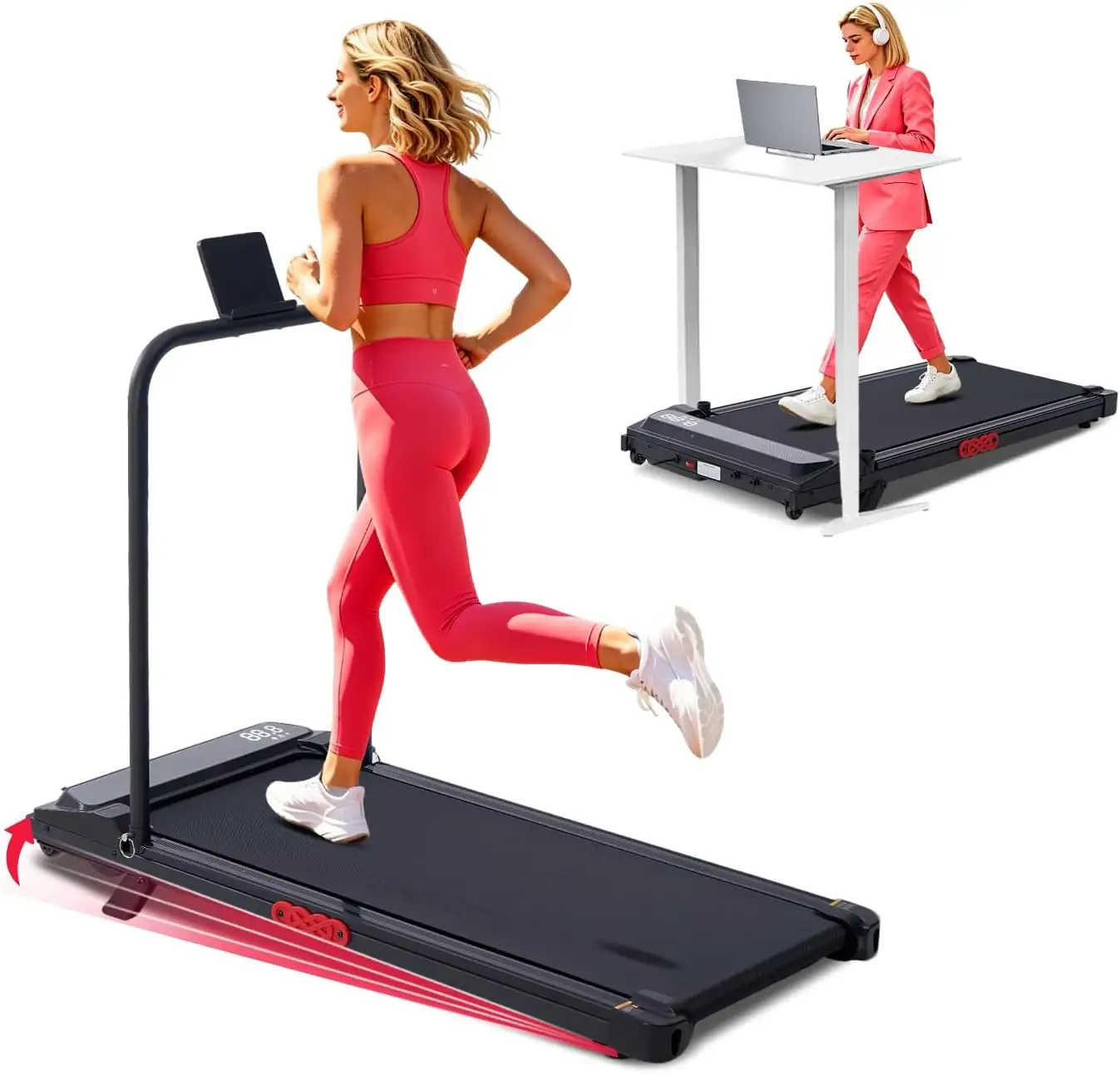 Portable Walking Pad Treadmill with… — Photo 1