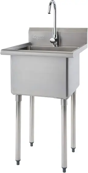 TRINITY BASICS Freestanding Stainless Steel… — Photo 1