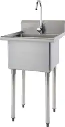 TRINITY BASICS Freestanding Stainless Steel… — Photo 1
