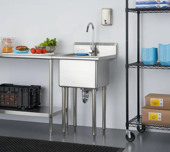 TRINITY BASICS Freestanding Stainless Steel… — Photo 2
