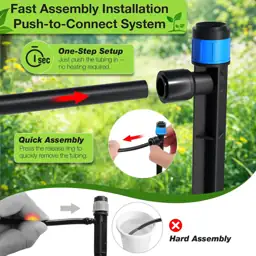 MIXC 250FT Drip Irrigation Kit… — Photo 3