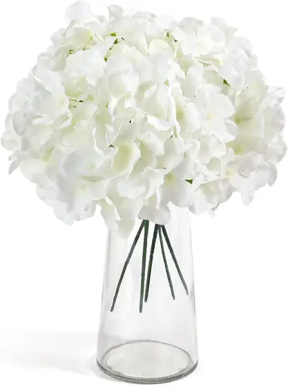 Auihiay 404Pcs White Hydrangea Artificial… — Photo 3
