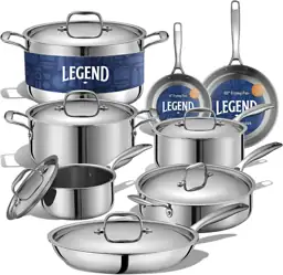 Legend Cookware 5-Ply Stainless Steel… — Photo 1