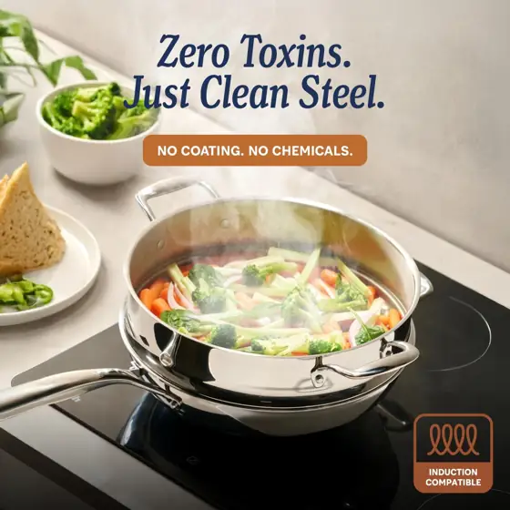 Legend Cookware 5-Ply Stainless Steel… — Photo 2