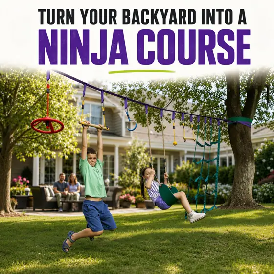 Ninja Warrior Obstacle Course Kids… — Photo 2