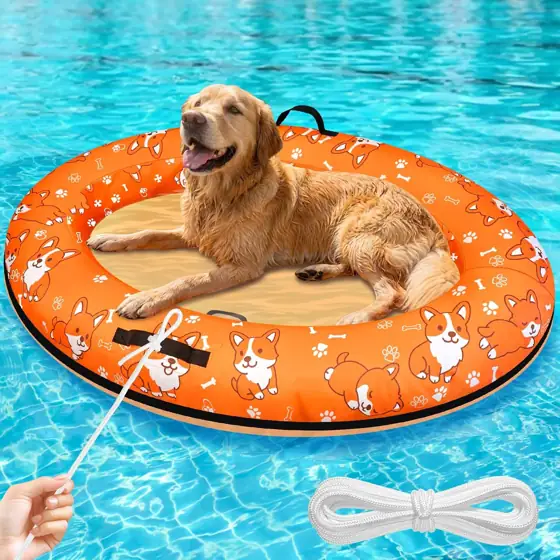 Large Dog Pool Float, Inflatable… — Photo 1