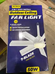 LANMEL Outdoor Gazebo Ceiling Fan… — Photo 3