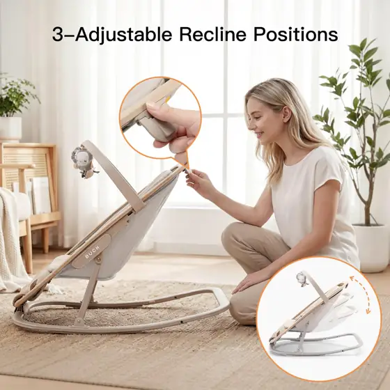 Gromast 2-in-1 Baby Bouncer Seat,… — Photo 2