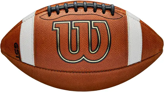 WILSON GST Leather Game Football — Photo 1