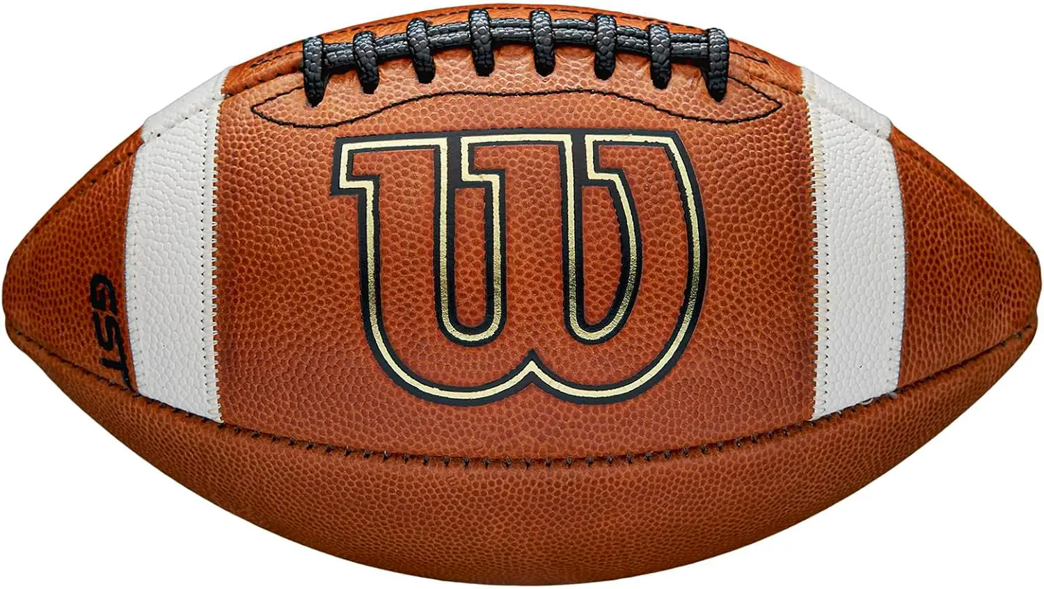 WILSON GST Leather Game Football — Photo 1
