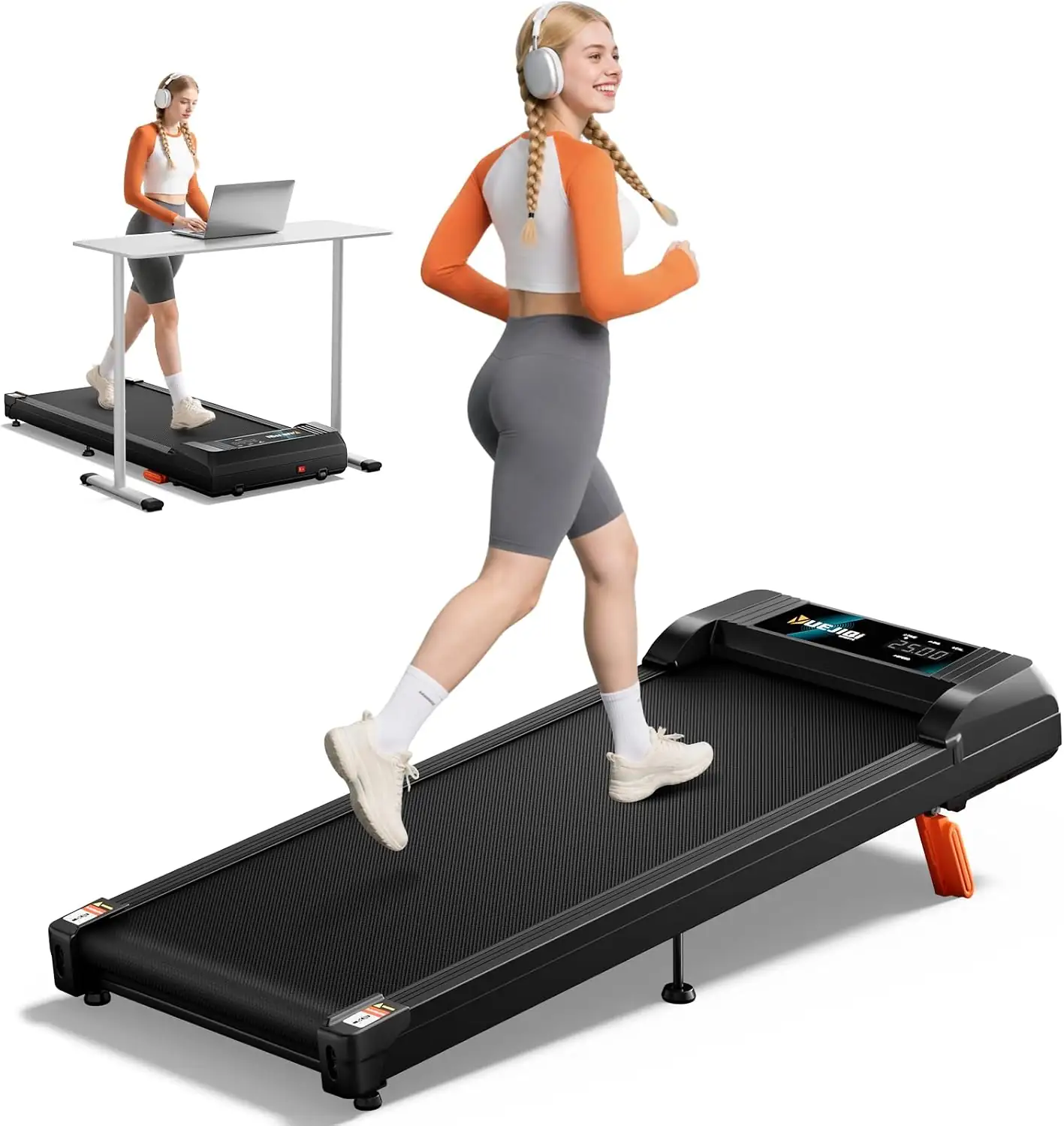YUEJIQI Walking Pad with Incline,… — Photo 1