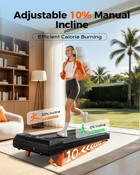YUEJIQI Walking Pad with Incline,… — Photo 2
