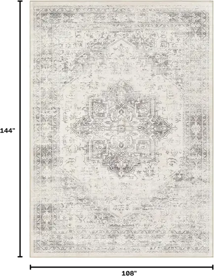 UERMEI 9x12 Area Rug -… — Photo 2