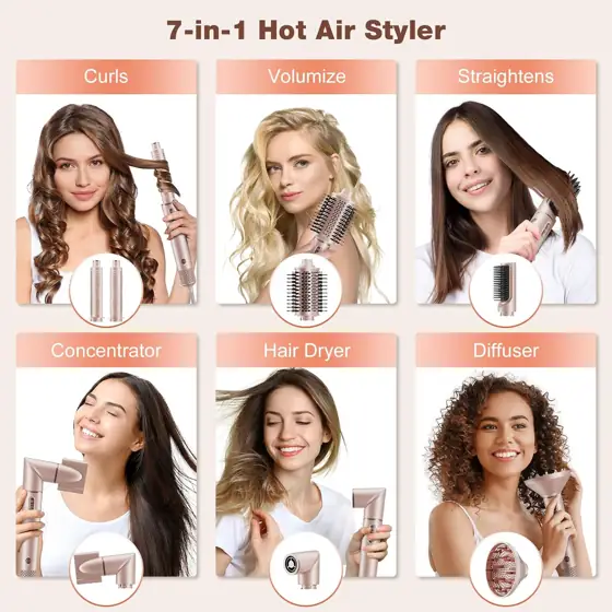 7MAGIC 7-in-1 Air Multi-Styler &… — Photo 2