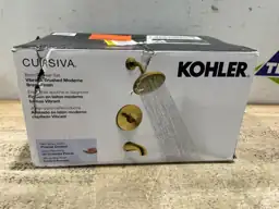 KOHLER Cursiva Single-Handle 3-Spray Tub… — Photo 3