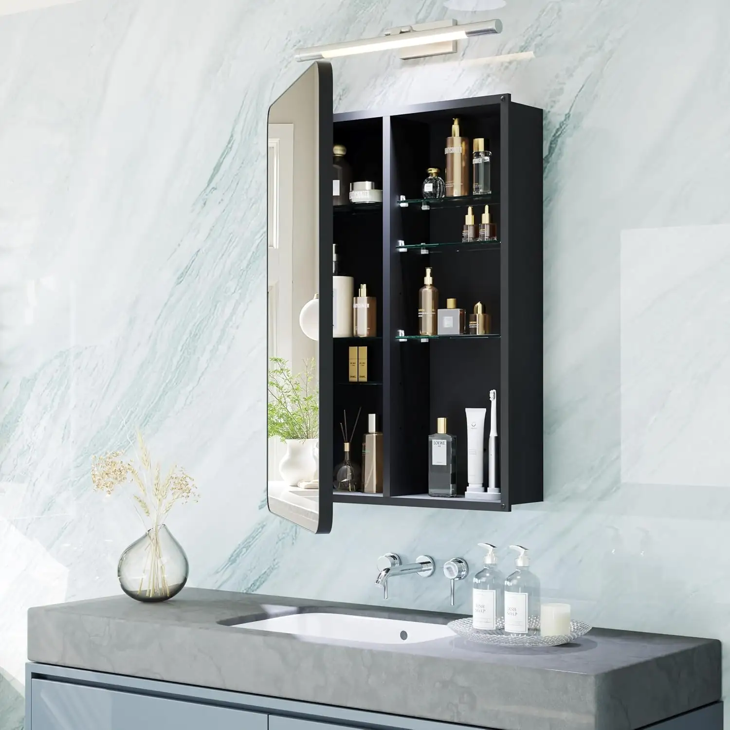 16x24 Bathroom Medicine Cabinet with… — Photo 1