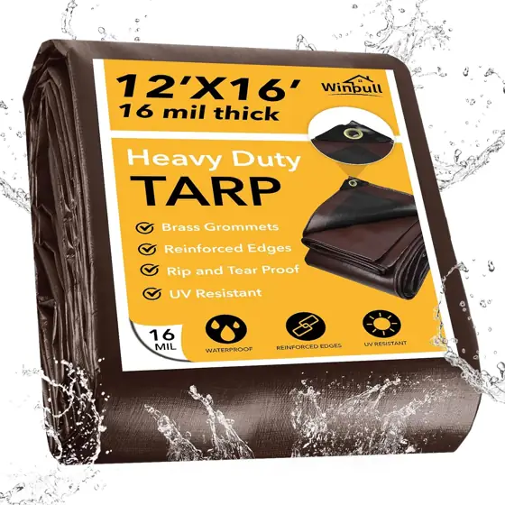 Winpull Tarp 12x16FT, 16 Mil… — Photo 1