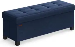 SONGMICS Storage Ottoman Bench, Foldable… — Photo 1