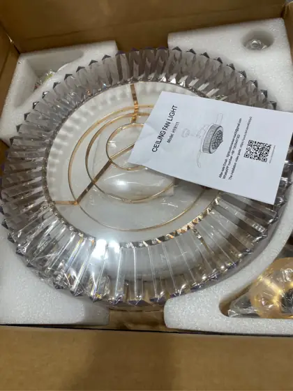 48' Crystal Fandelier Ceiling Fan… — Photo 3