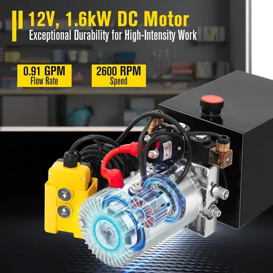 12V Hydraulic Pump for Dump… — Photo 2