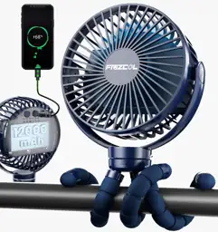 FRIZCOL 12000mAh Portable Stroller Fan… — Photo 1