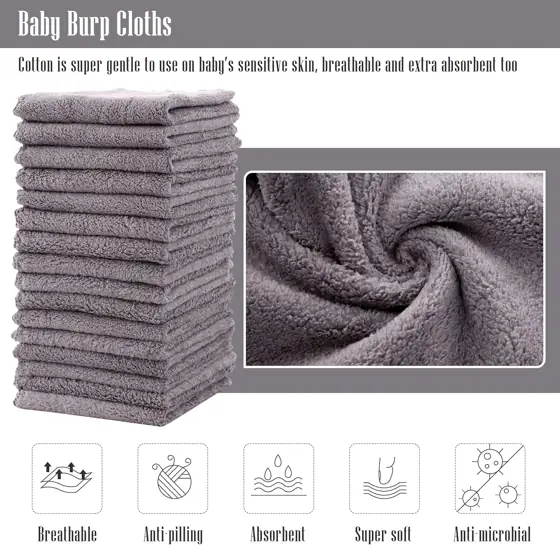 Cute Castle Ultra-Soft Baby Washcloths,… — Photo 2