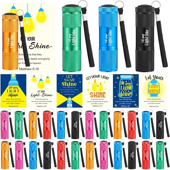 24 Set Mini Christian Flashlight… — Photo 1