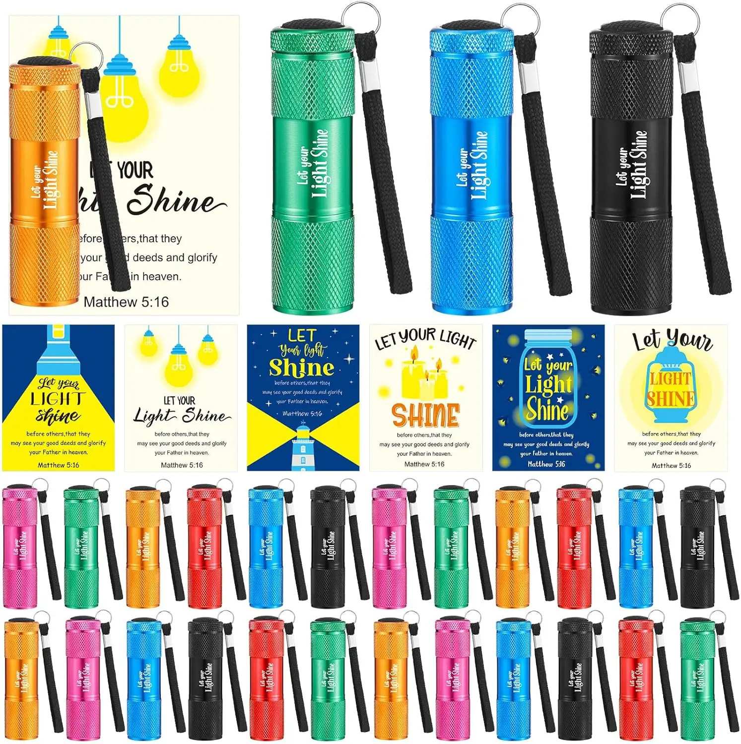 24 Set Mini Christian Flashlight… — Photo 1