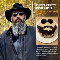 Sunglasses Men Polarized Aviator Sunglasses… — Photo 2