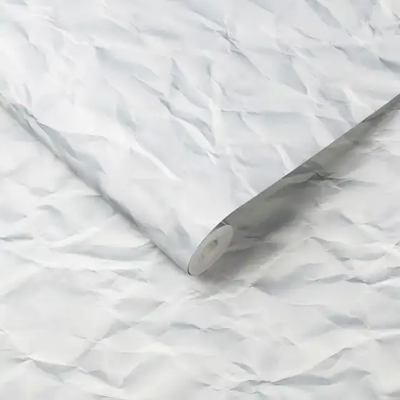 Creased Up White Wallpaper — Photo 2