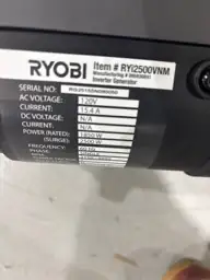 2500-Watt Recoil Start Gas Powered… — Photo 6