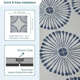 Peel-and-Stick Backsplash Wall & Floor… — Photo 3