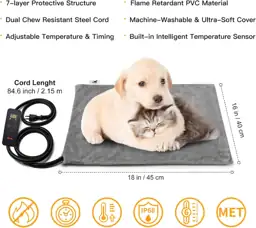 Toozey Small Pet Heating Pad,… — Photo 2