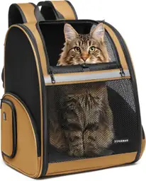 Pet Backpack Carrier for Cats/Dogs,… — Photo 1