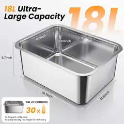 18L Dog Water Bowl with… — Photo 2