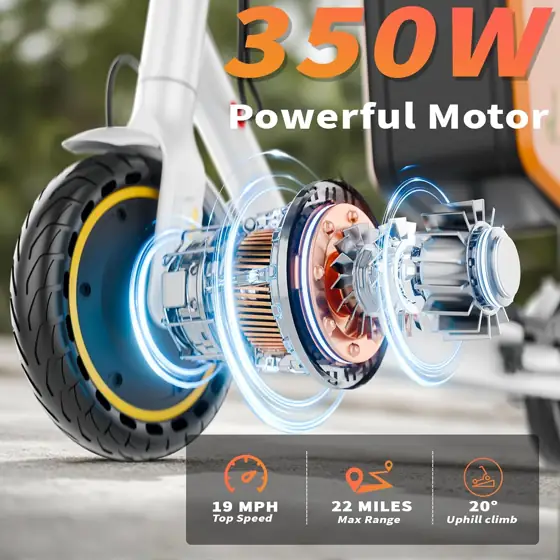 Qlaway E-Scooter, 350W/500W Motor, 16-22… — Photo 3