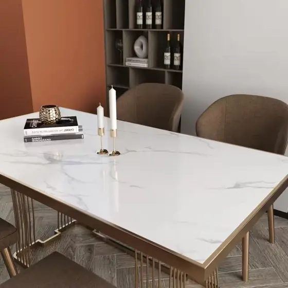 White Peel-and-Stick Kitchen Wallpaper, PET… — Photo 3