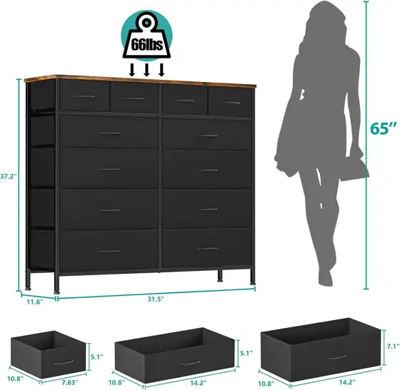 VASICAR Dresser for Bedroom with… — Photo 3