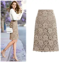 Lace Midi Skirts for Women,… — Photo 2
