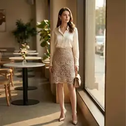 Lace Midi Skirts for Women,… — Photo 3