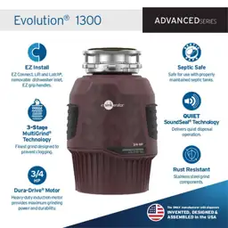 InSinkErator Evolution 1300, 3/4 HP… — Photo 2