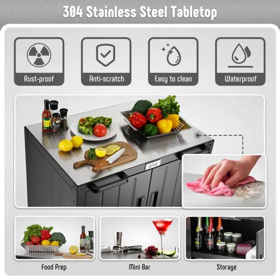 Stainless Steel L35.4 in. x… — Photo 3