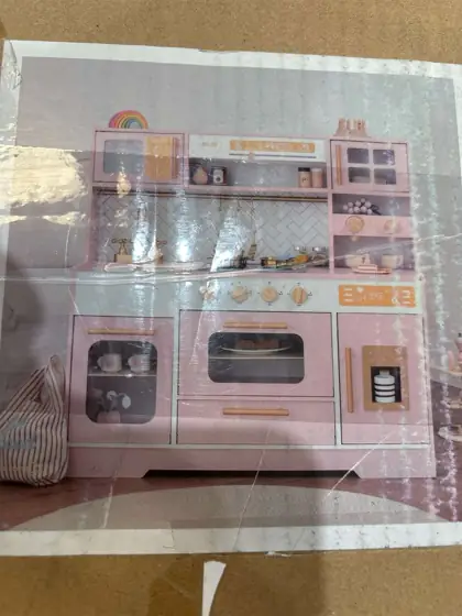 Wooden Play Kitchen for Kids,… — Photo 4